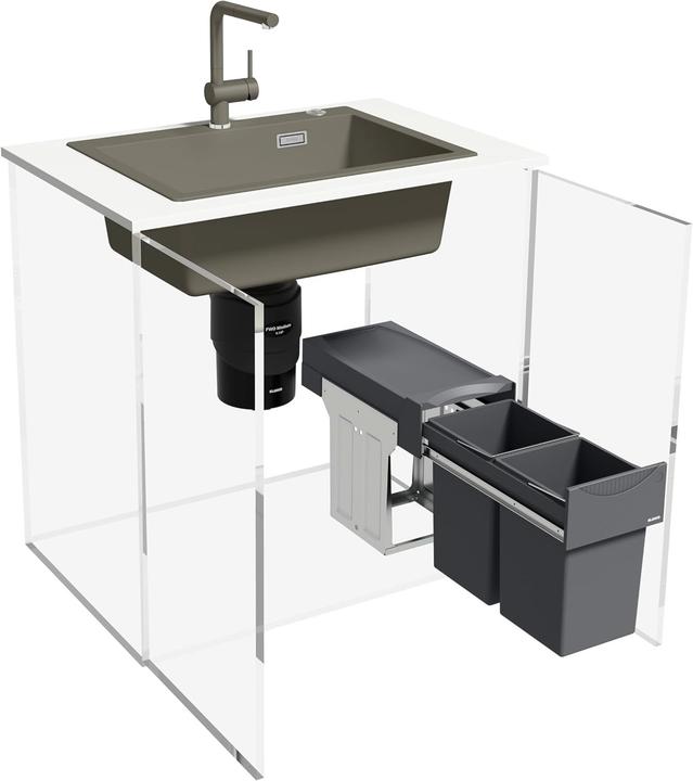 Produktbild Blanco Küchenabfallentsorger mit 1200 ml Fassungsvermögen und 0,75 PS für effiziente Abfallbeseitigung (1.20 l)