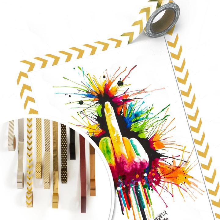 Actual product image Trenddeko Buttafly - Fuck the System (80 x 120 cm)