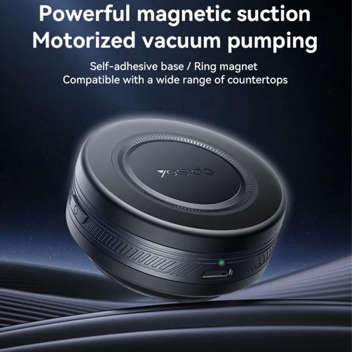 Immagine prodotto Yesido Porta telefono elettrico a ventosa MagSafe - Nero