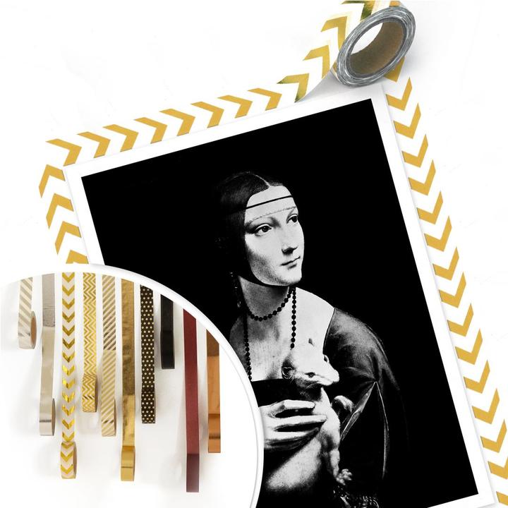 Actual product image Trenddeko Da Vinci - The Lady with the Ermine (40 x 50 cm)