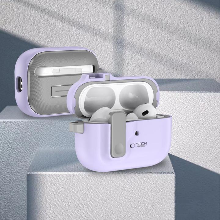 Produktbild Tech-Protect SLIM HOOK Apple AIRPODS PRO 1 / 2 LAVENDER (Kopfhörer Tasche)