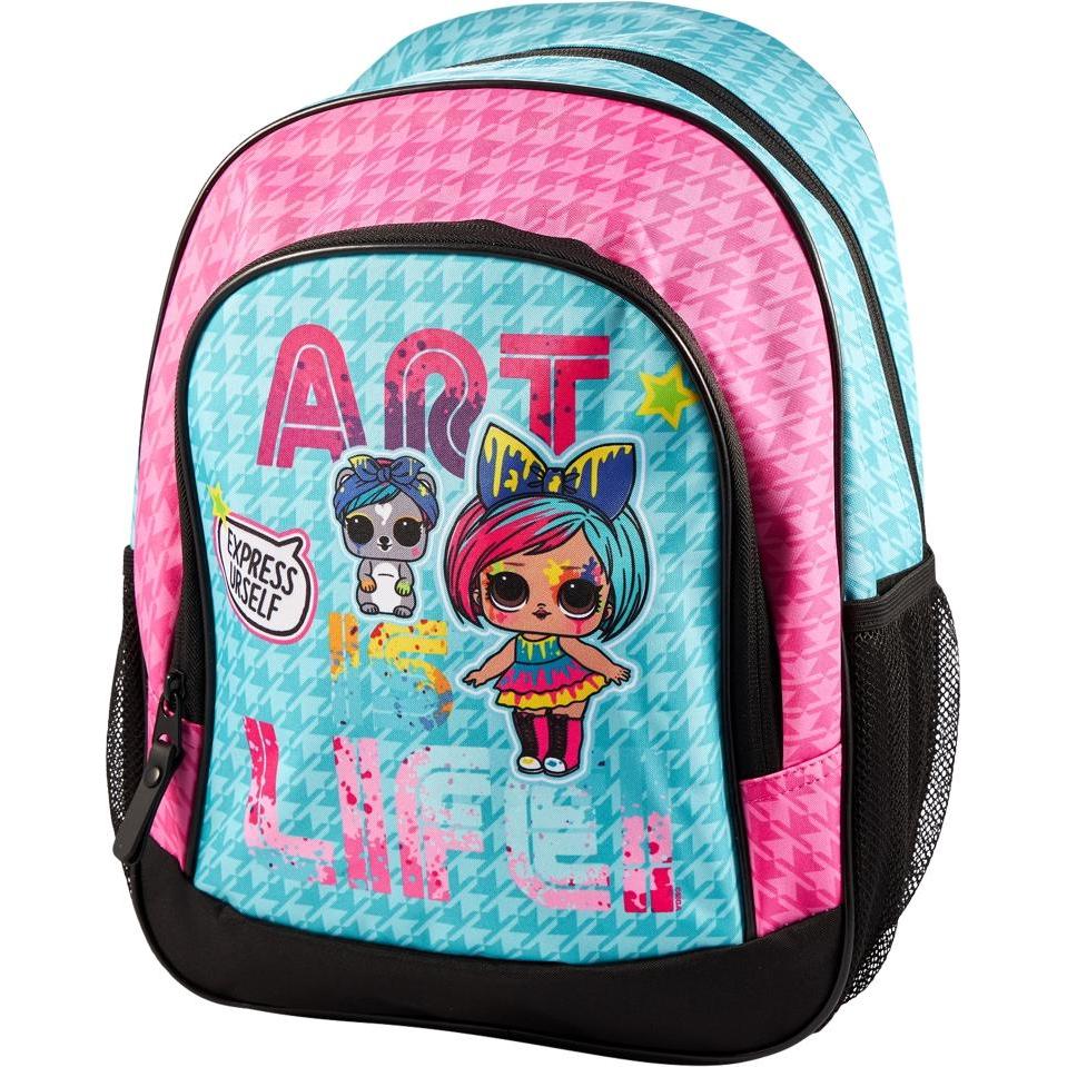 Euromic, Kindergartentasche, L.O.L. Surprise! Art is Life Medi Backpack with front zip pocket (10 liters)