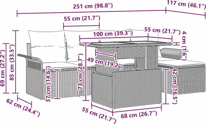 Produktbild vidaXL Wrenley