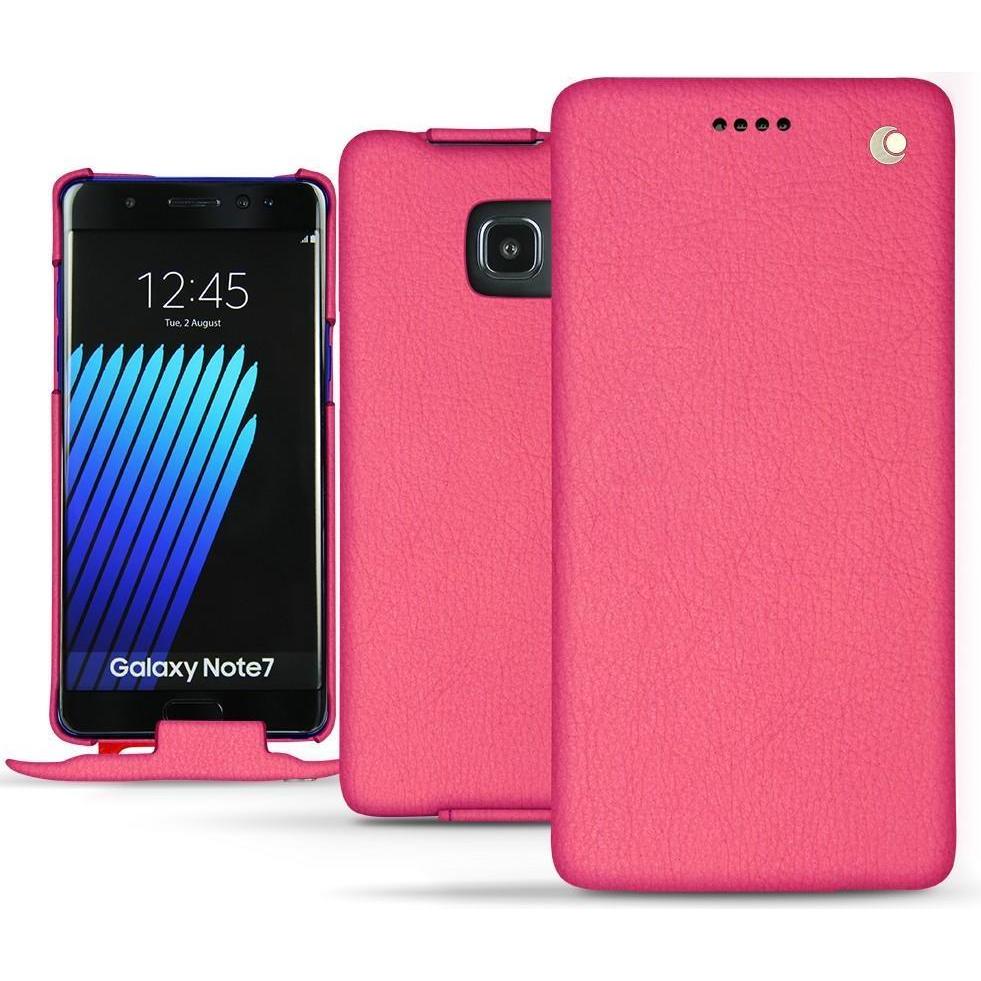 Thumbnail - Noreve Lederschutzhülle vertikal (Samsung Galaxy Note 7), Smartphone Hülle, Rosa