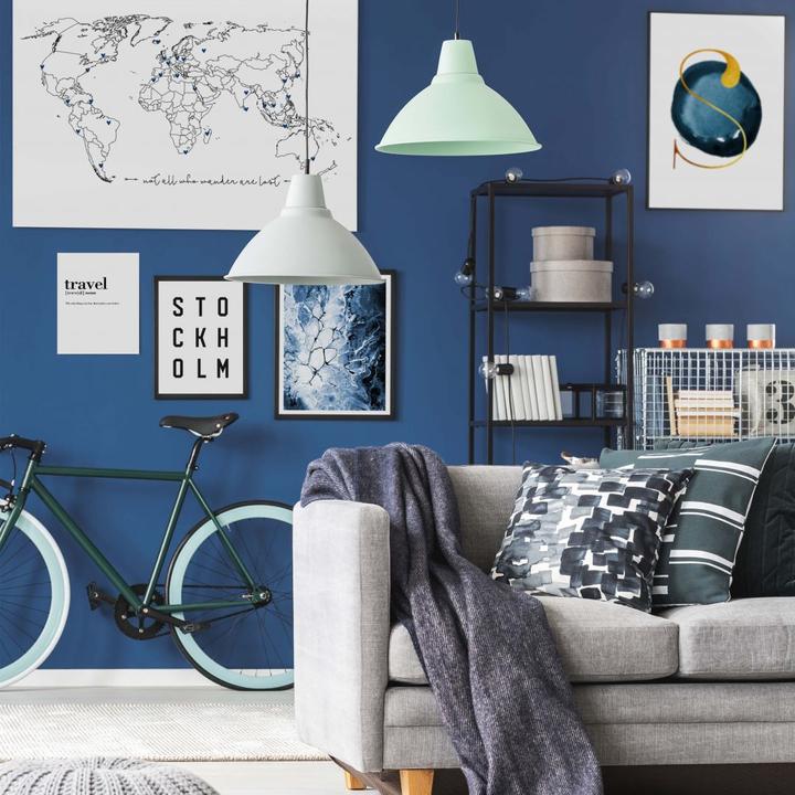 Image du produit Trenddeko Pas qui sont perdus & points de colle de coeur (120 x 100 cm)