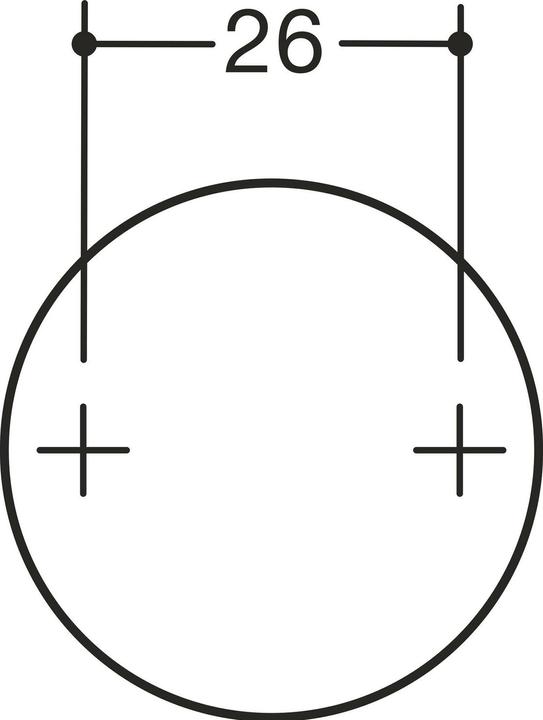 Actual product image Hewi Wall hook F99 801.90.010 wei 40 mm