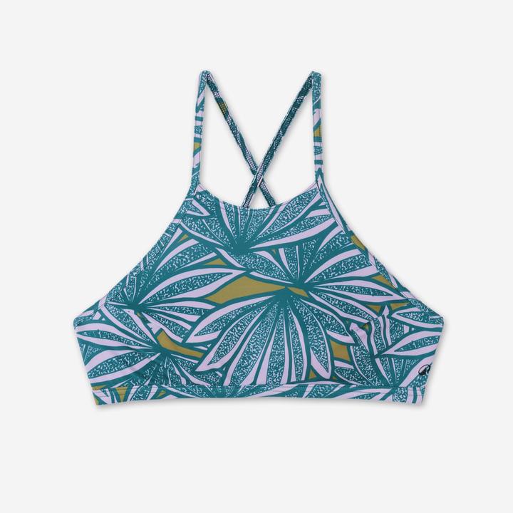 Image du produit Olaian Haut de maillot surf brassière Femme - Andrea bleu et violet (70 A)