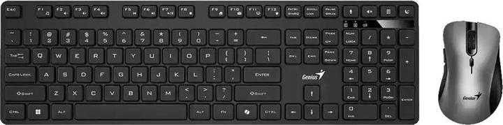 Produktbild Genius KM-8216S Kabellose Tastaturkombination Schwarz HU (HU, Kabellos)