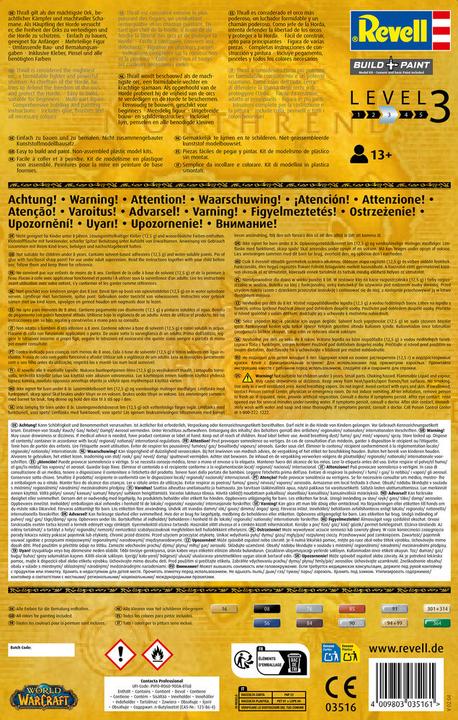 Actual product image Revell Gift Set World of Warcraft The Orc Thrall