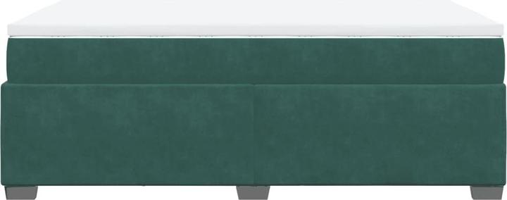 Actual product image vidaXL Bo x spring bed with mattress 160 x 200 cm velvet (160 x 200 cm)