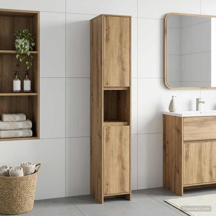Actual product image vidaXL Badezimmerschrank (33 x 30 x 190 cm)