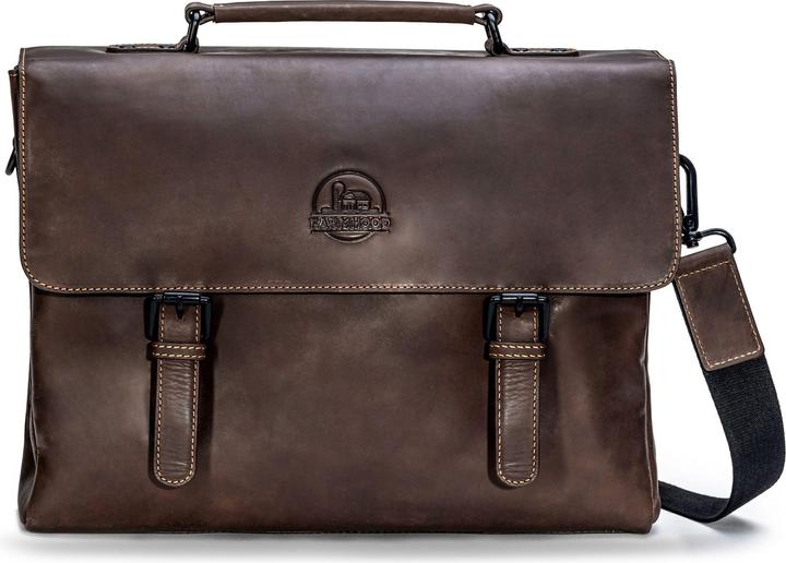 Immagine prodotto Farmhood Cartella Nashville XL 2 scomparti in pelle 39 cm