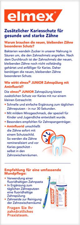 Produktbild Elmex Junior Zahnspülung (400 ml, Mundspülung)