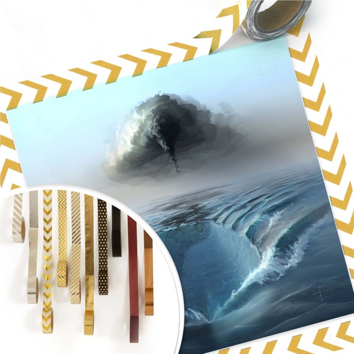 Immagine prodotto Trenddeko aerroscape - Nave fantasma (40 x 40 cm)