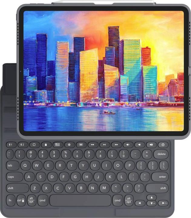 Actual product image Zagg Keyboard Pro Keys Pro Charcoal (DE, iPad Pro 12.9 2020 (4. Gen), iPad Pro 12.9 2021 (5th Gen), iPad Pro 12.9 2018 (3. Gen))