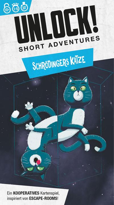 Produktbild Asmodée Unlock! Short Adventures Schrödingers Katze (Deutsch, 1 - 6 Spieler)
