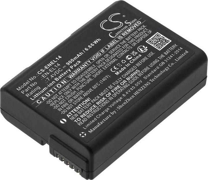Productafbeelding CS Cameron Sino Batterij voor Nikon EN-EL14 (Batterij van de camera)