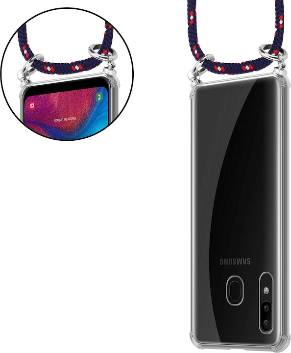 Produktbild Cadorabo TPU Handy Kette SILBER Cover