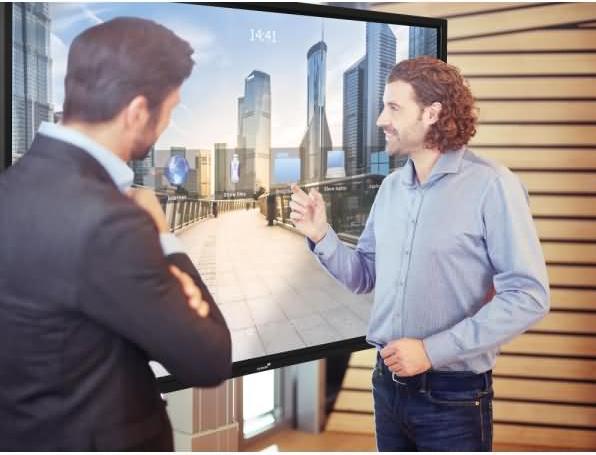 Produktbild Legamaster e-Screen Touchdisplay STX-65 feste Wandmontage (65")