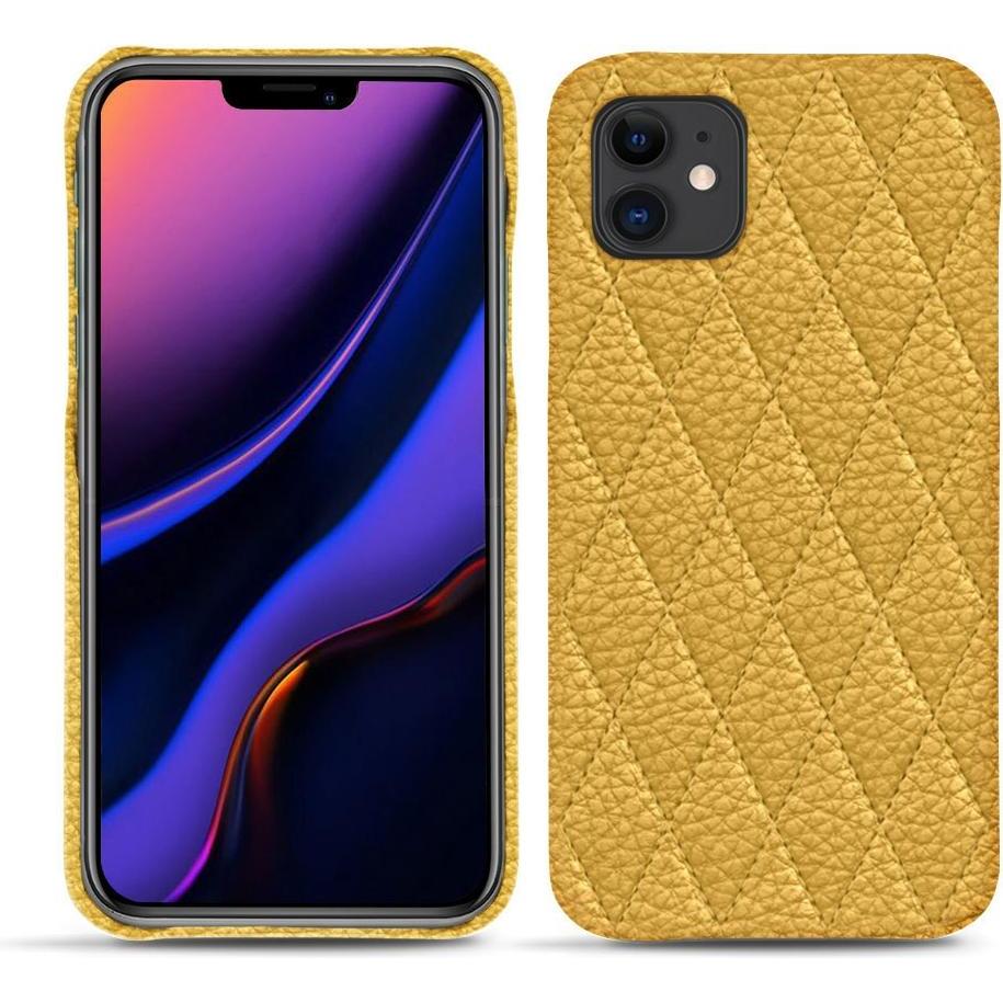 Noreve Lederschutzhülle (Apple iPhone 11), Smartphone Hülle, Orange