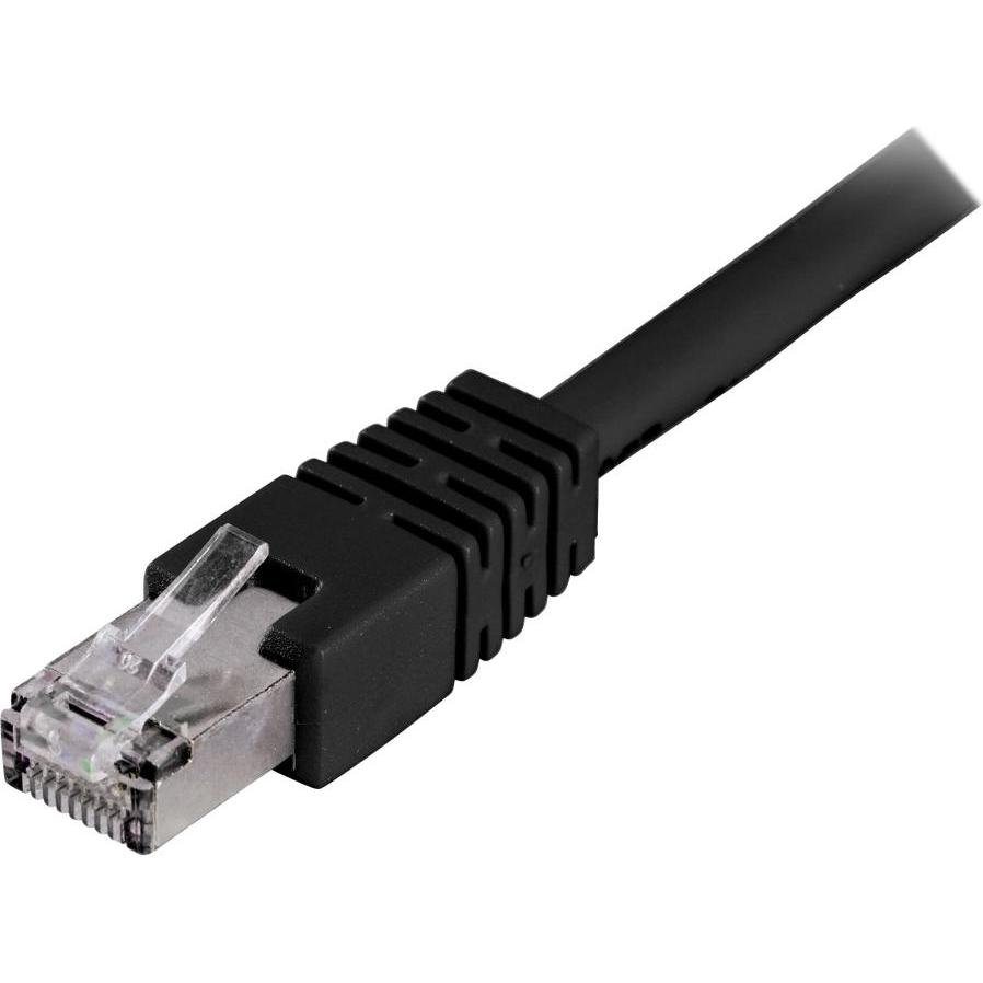 Deltaco FTP Cat6 - 1m - 1 m - Cat6 - RJ-45 - RJ-45 - Schwarz (UTP, CAT6, 1 m), Netzwerkkabel