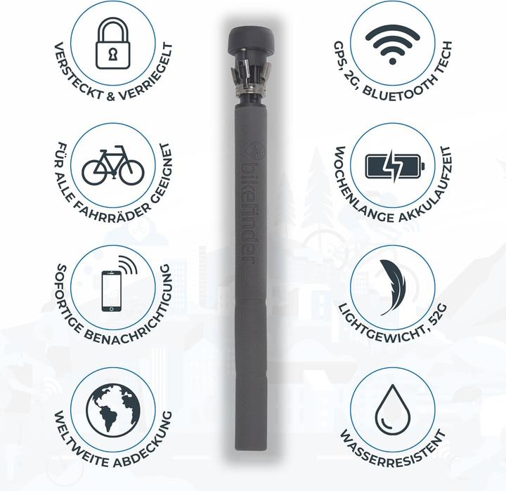 Actual product image BikeFinder GPS bike tracker