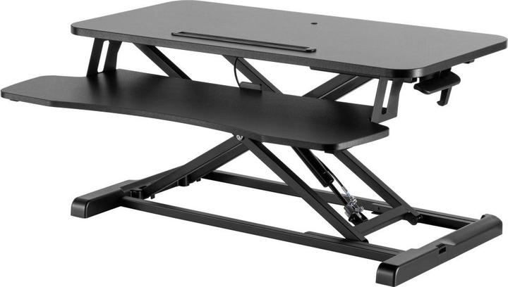 Produktbild Techly Nakładka na biurko ze sprężyną gazową pod laptopa monitor
