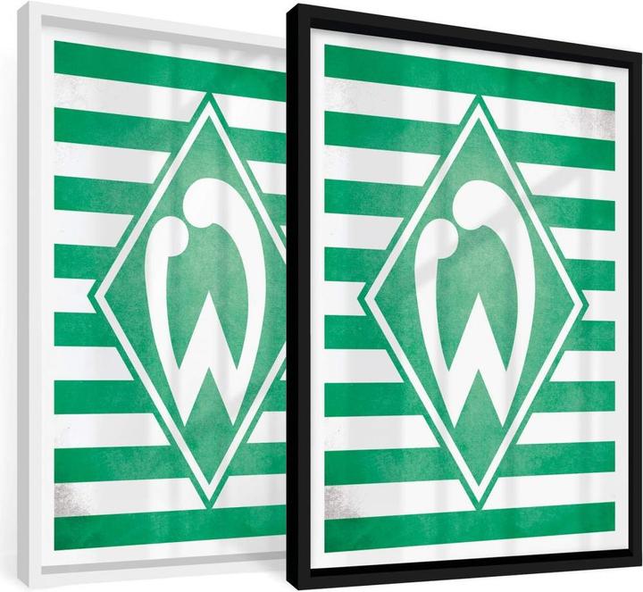 Produktbild SV Werder Bremen Werder Bremen Logo Streifen (60 x 80 cm)