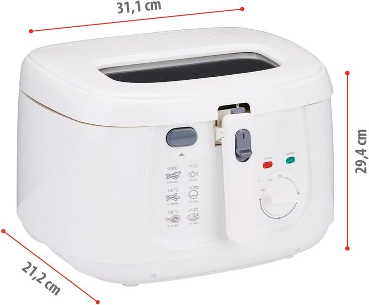 Produktbild alpina Deep fryer 230V 2,5L 1800W