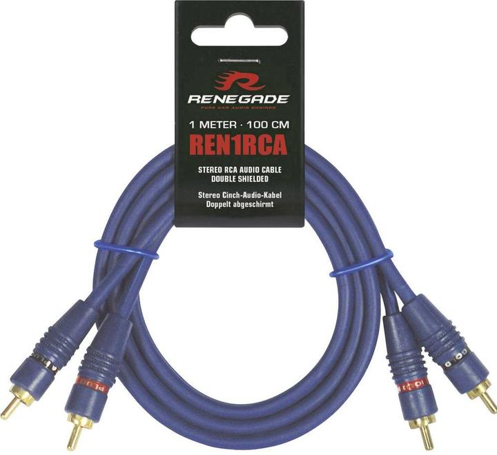Produktbild Renegade REN1RCA Cinch Stereo Audio Kabel