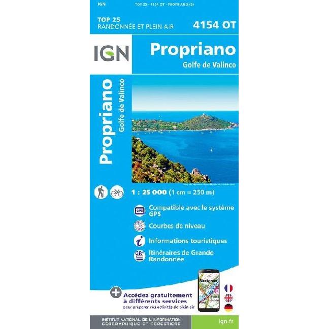 Thumbnail - Propriano.Golfe De Valinco, Landkarte