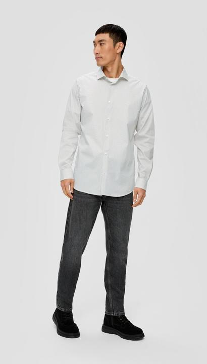 Produktbild s.Oliver Hemd Slim: Hemd aus Baumwollmix (L)