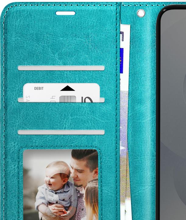 Produktbild Mayaxess VintageFlip Night Blue Series (Samsung Galaxy S25 Edge)