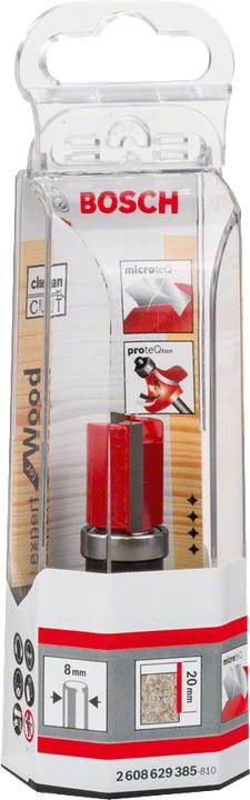 Actual product image Bosch Flush milling cutter Expert for Wood Laminate, 8 mm, D1 16 mm, L 20 mm, G 60 mm