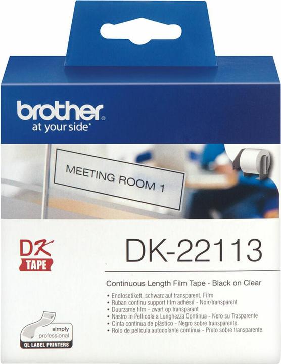 Produktbild Brother DK-22113 Endlosetikett (6.20 cm)