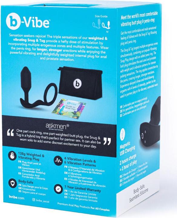 Produktbild B-Vibe Vibrating Snug & Tug M