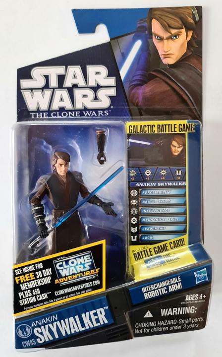 Produktbild Hasbro Star Wars The Clone Wars Actionfigur 2011 CW45 Anakin Skywalker