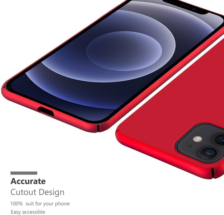 Produktbild Cadorabo Hard Cover Matt Metall Cover (Apple iPhone 12, Realme 12 Pro+)