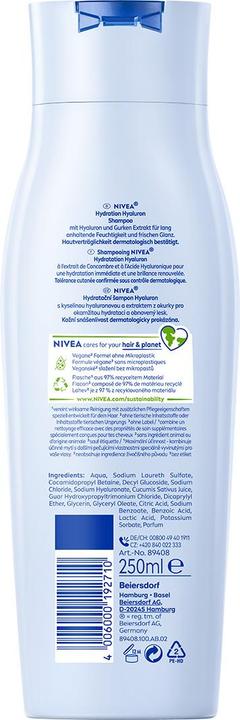 Image du produit NIVEA Hydration Hyaluron (250 ml, Shampoing liquide)