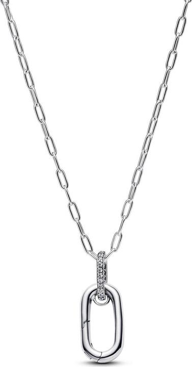 Pandora Collier pendentif à maillons ouvrables (Argent 925, 50 cm)