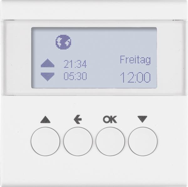 Berker Jalousie-Schaltuhr S.1/B 85741188 3/B.7 polarweiss,matt
