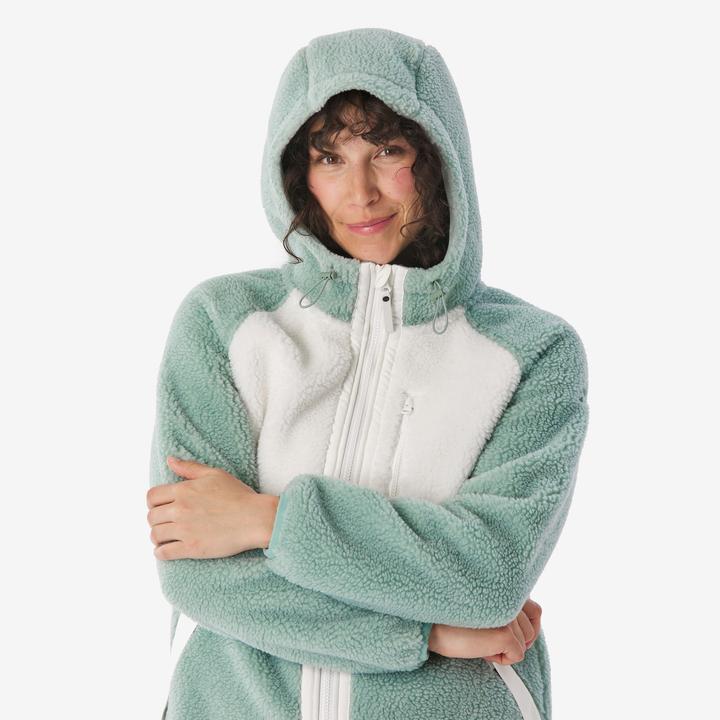 Image du produit Quechua Polaire de randonnée chaude femme, SH900 vert (XL)