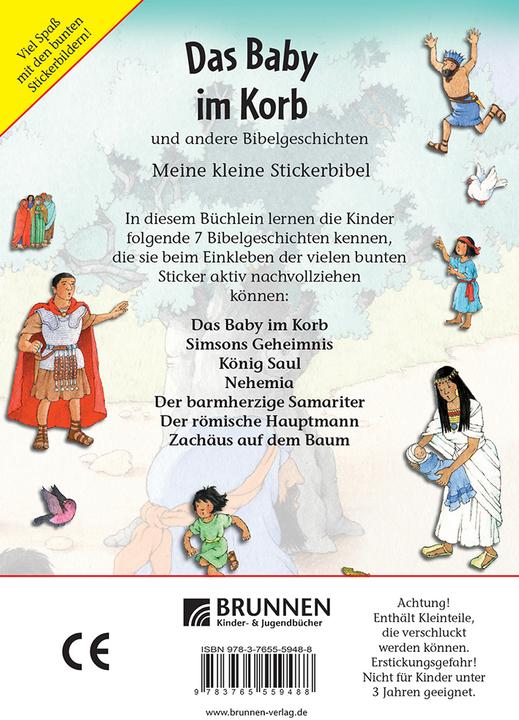 Produktbild Brunnen Das Baby im Korb (1 Sticker)