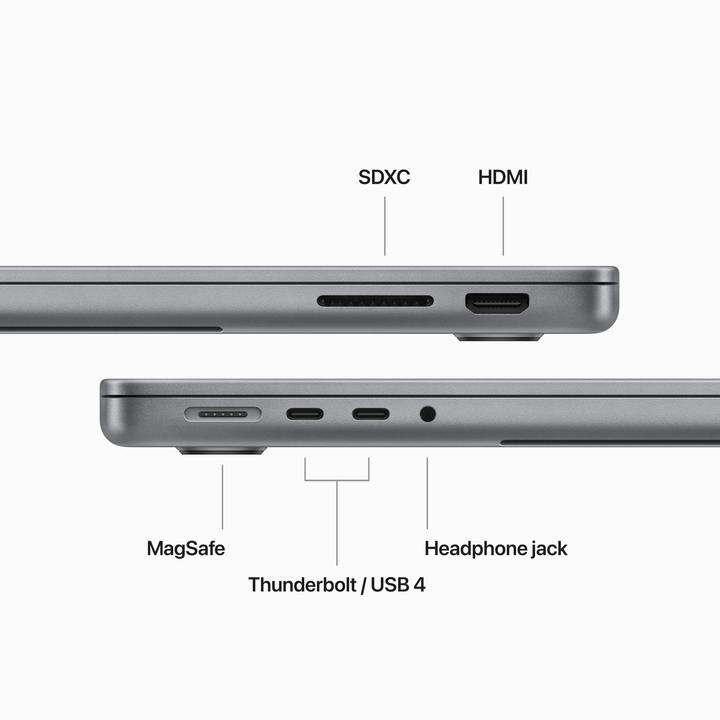Produktbild Apple MacBook Pro - Late 2023 (14", M3, 16 GB, 1000 GB, DE)
