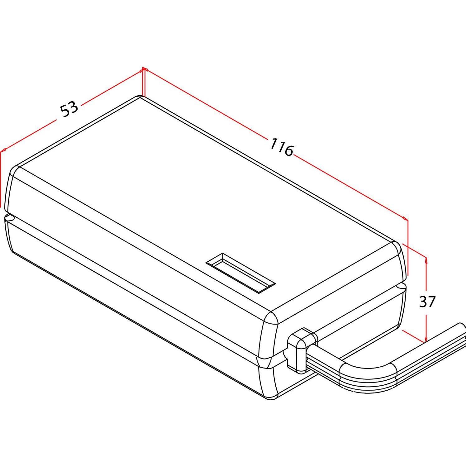 Assa Abloy, Türbeschlag + Scharnier, Alboy Trafo-Gleichrichter EA700 für meherer Motorschlösser 116x53x37 mm 12V DC