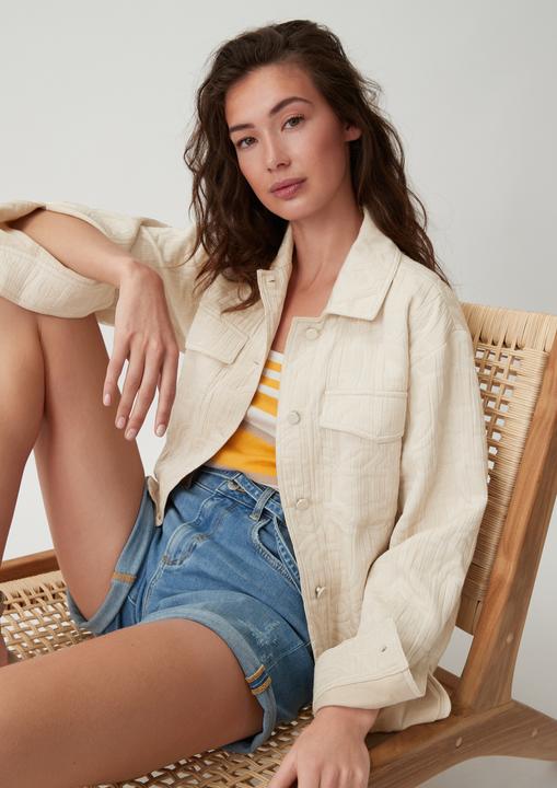 Actual product image Comma Indoor-Jacke Jacke mit Label-Stitching (38)