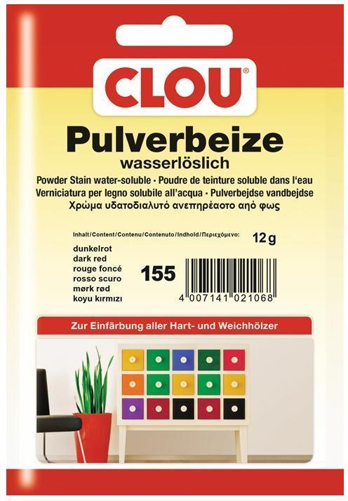 Clou Wasserbeize 155 (Dunkelrot)