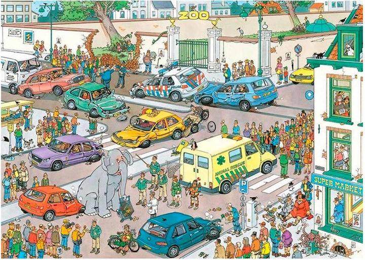 Image du produit Jumbo Jan van Haasteren - fait ses courses (1000 pièces)