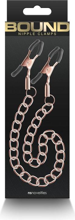 Produktbild NS Novelties Bound DC2 Bound Nipple Clamps - Rose Gold