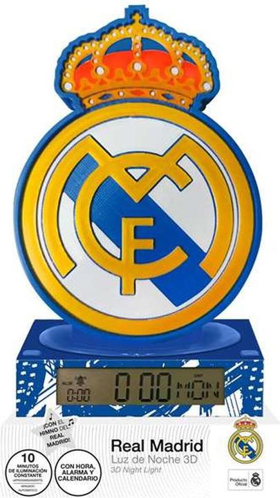 Immagine prodotto Kids Licensing Real Madrid 3D Alarm Clock lamp